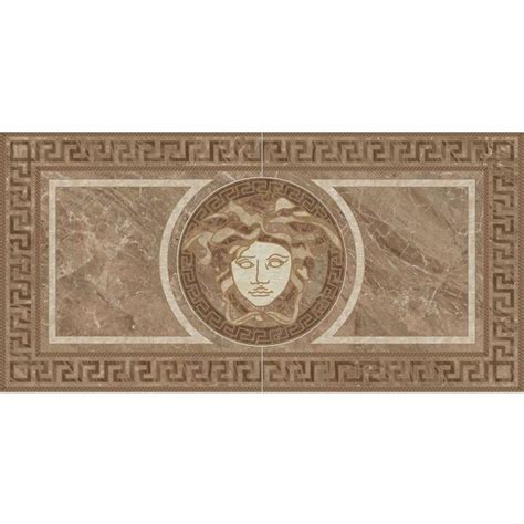 www rosone versace in gres porcellanato il meno caro it|Versace Marble Rosone Levigato Nero 58,5x117,2 cm 240433.